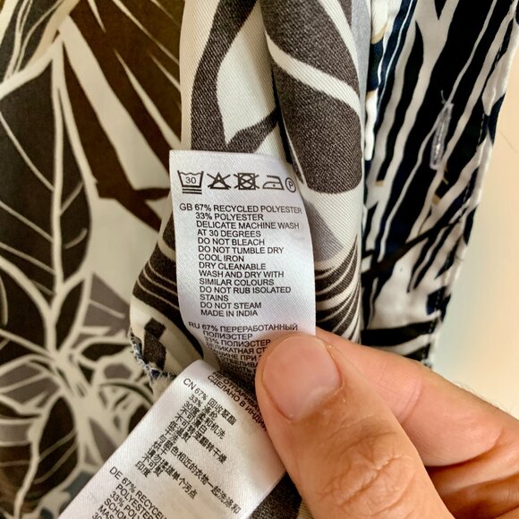 REISS CUBAN COLLAR, CAMP SHIRT - Picture 6 of 6